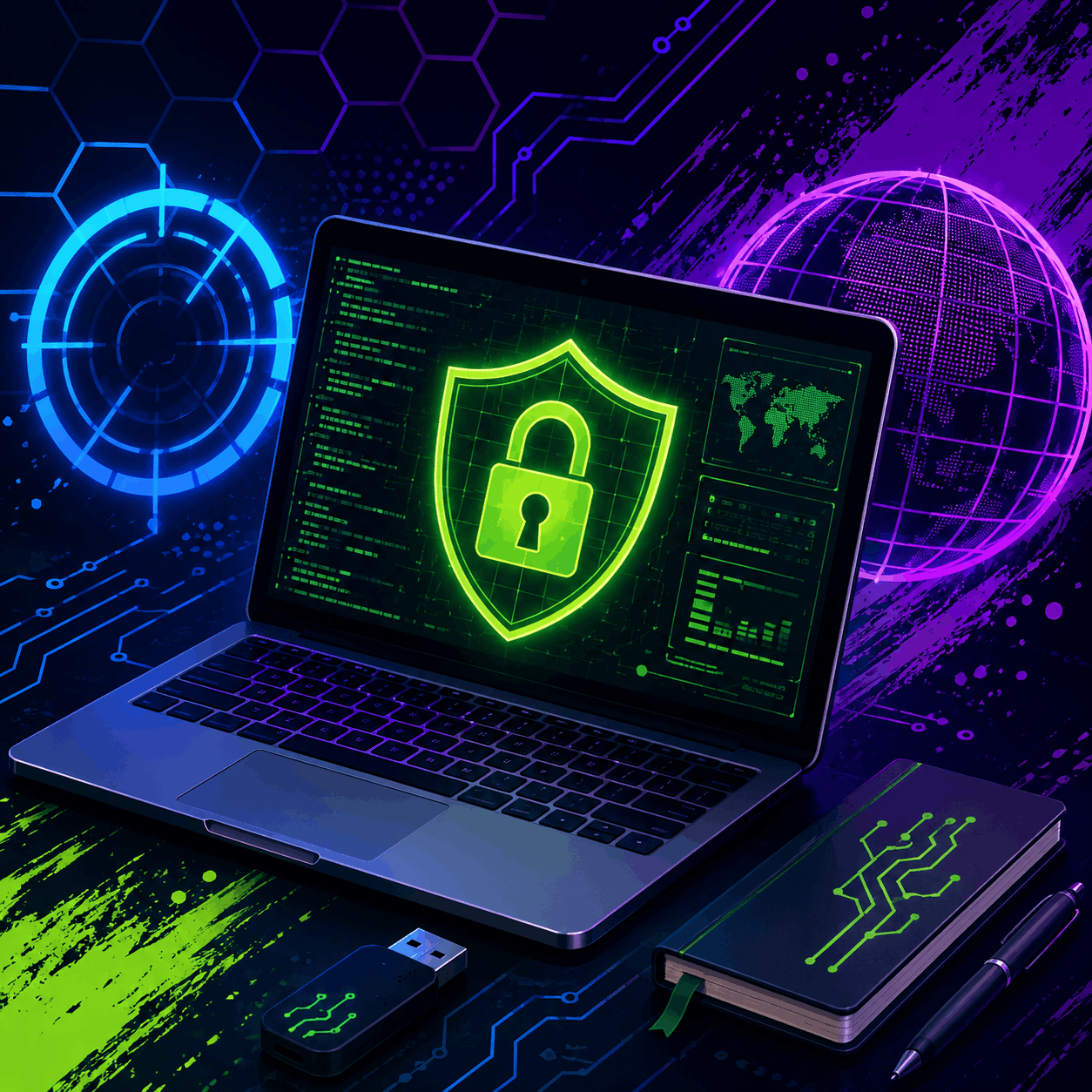 Cybersecurity Foundations (Ethical Hacking) learning workspace preview